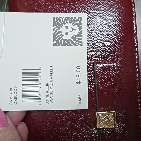 NEW perfect gift, Anne Klein zip wallet  wristlet strap - Picture 3 of 4